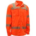 Gss Safety Lightweight Shirt Rip Stop Bottom Down Shirt w/SPF 50+ Orange-2XL 7506-2XL